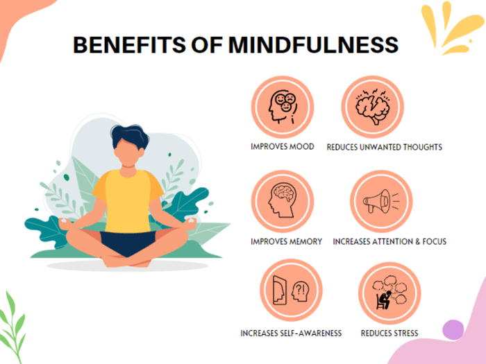 Practices mindfulness infographic stress understanding meditating