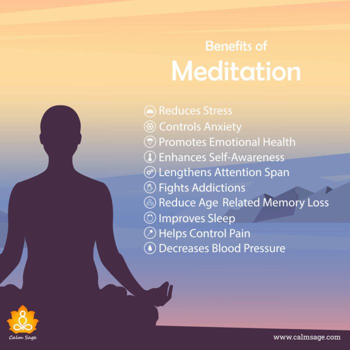 Health meditation benefits